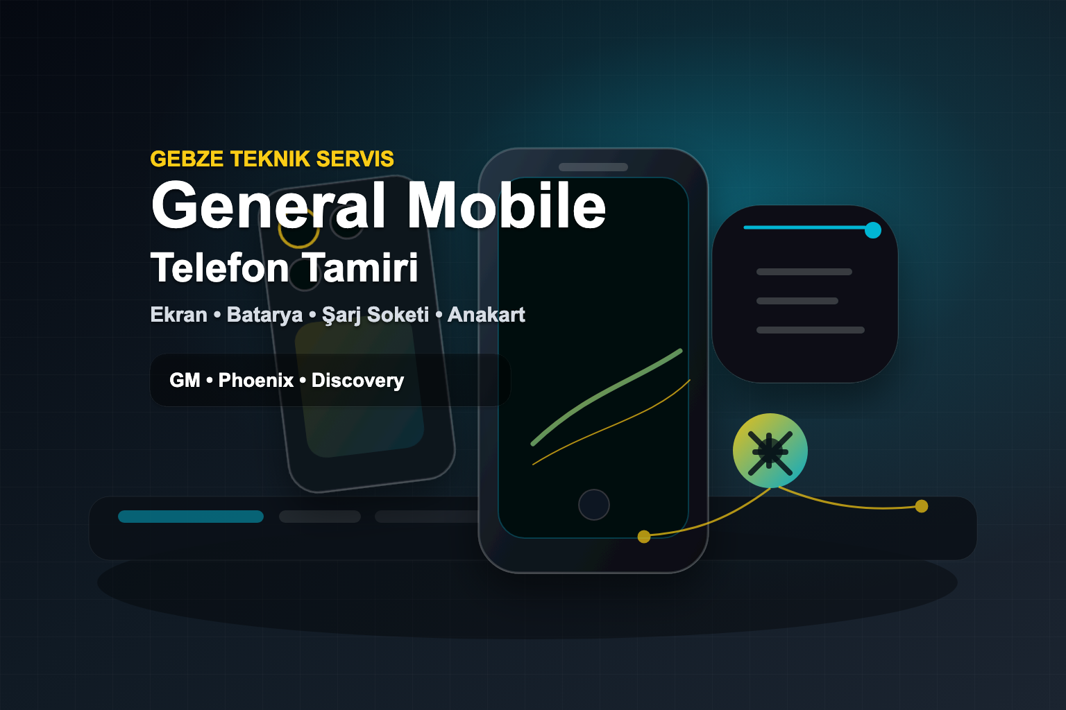 Gebze General Mobile telefon tamiri teknik servis görseli