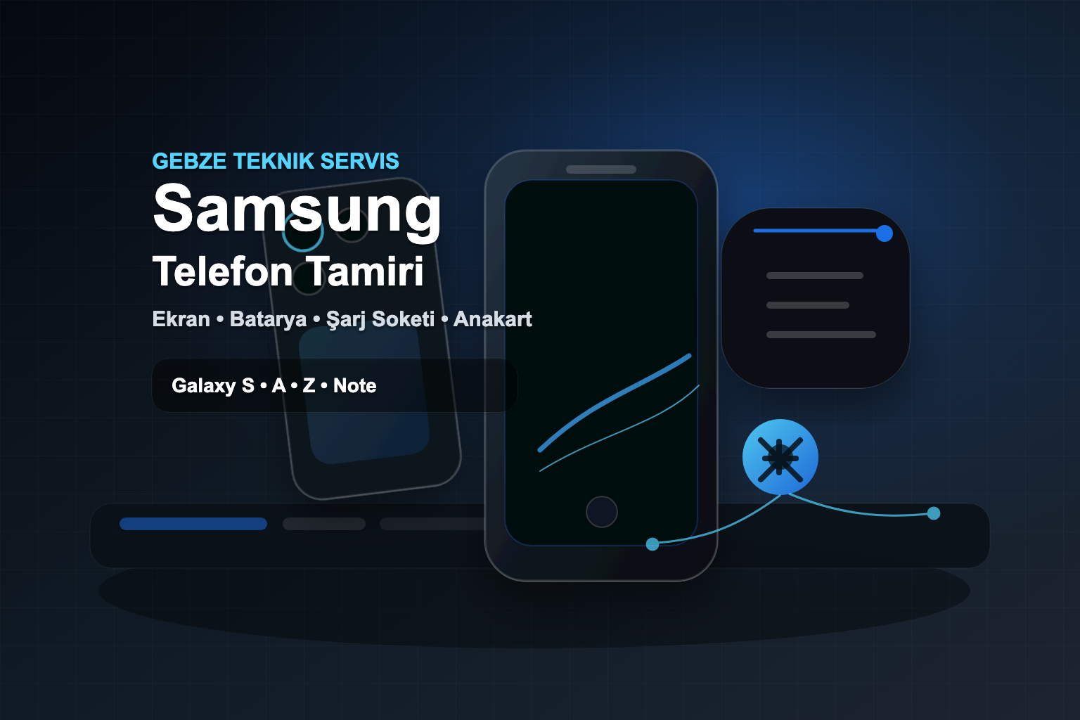 Gebze Samsung telefon tamiri teknik servis görseli