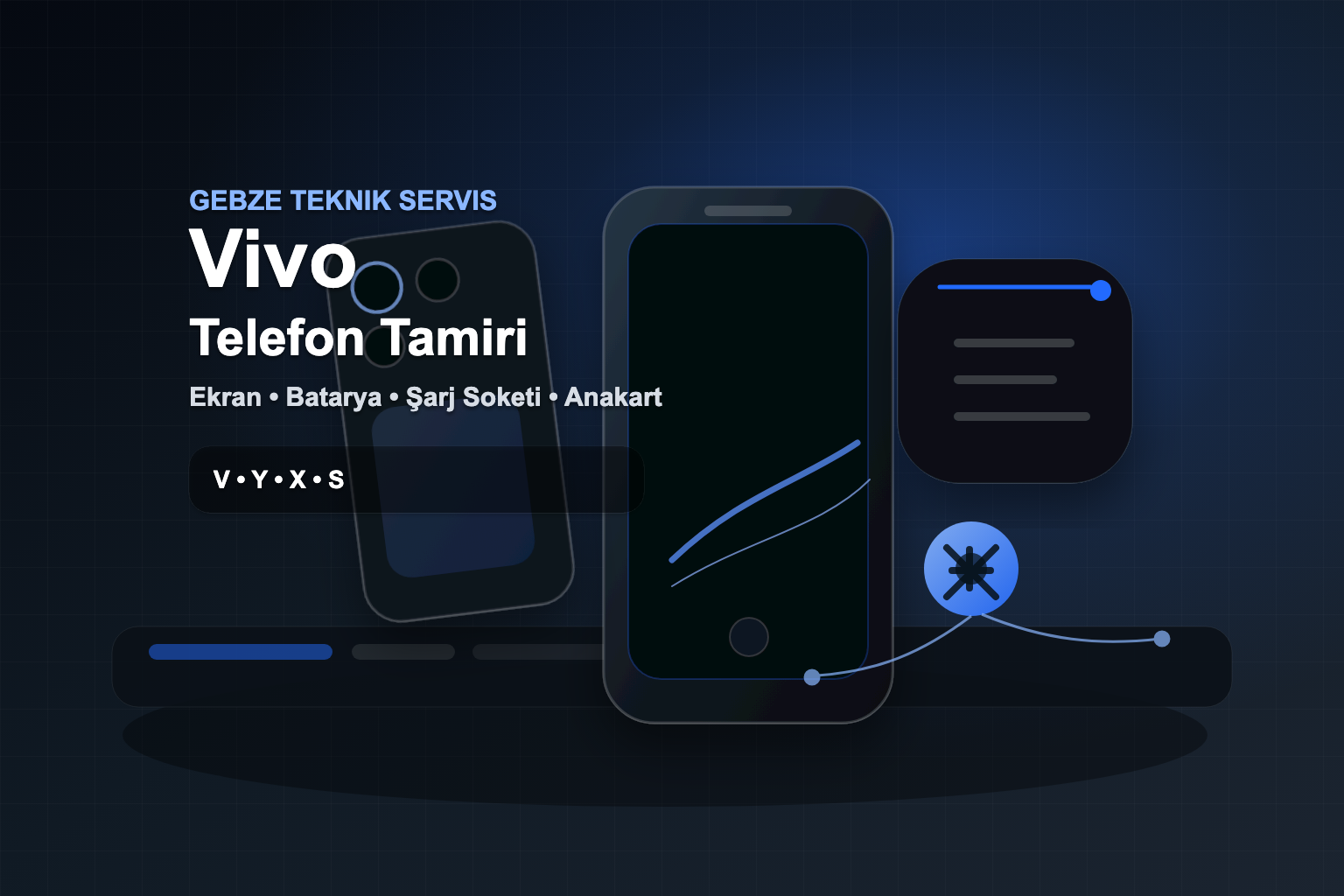 Gebze Vivo telefon tamiri teknik servis görseli